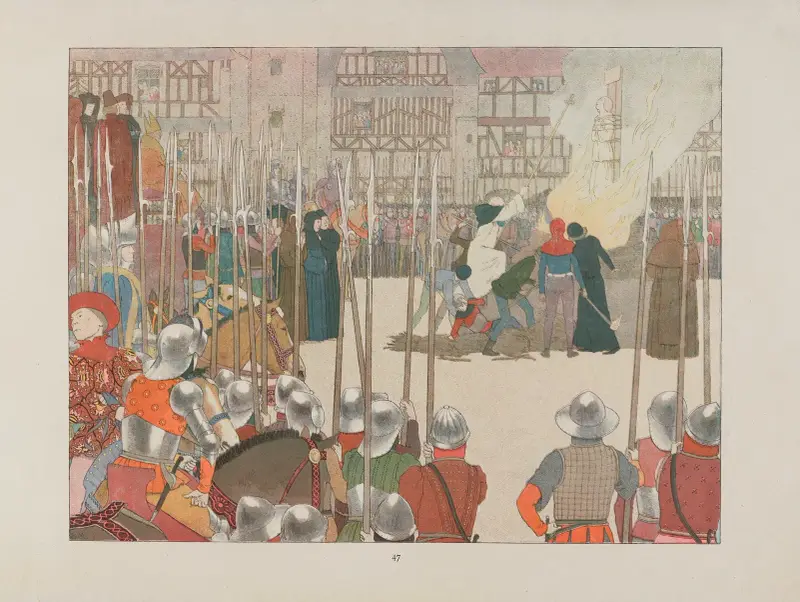Jeanne d’Arc Pl.44 von Louis Maurice Boutet de Monvel