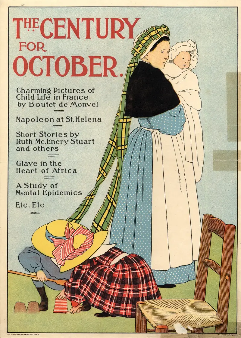 The Century für Oktober von Louis Maurice Boutet de Monvel