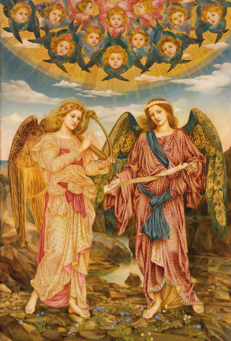 Gloria in Excelsis, Evelyn De Morgan