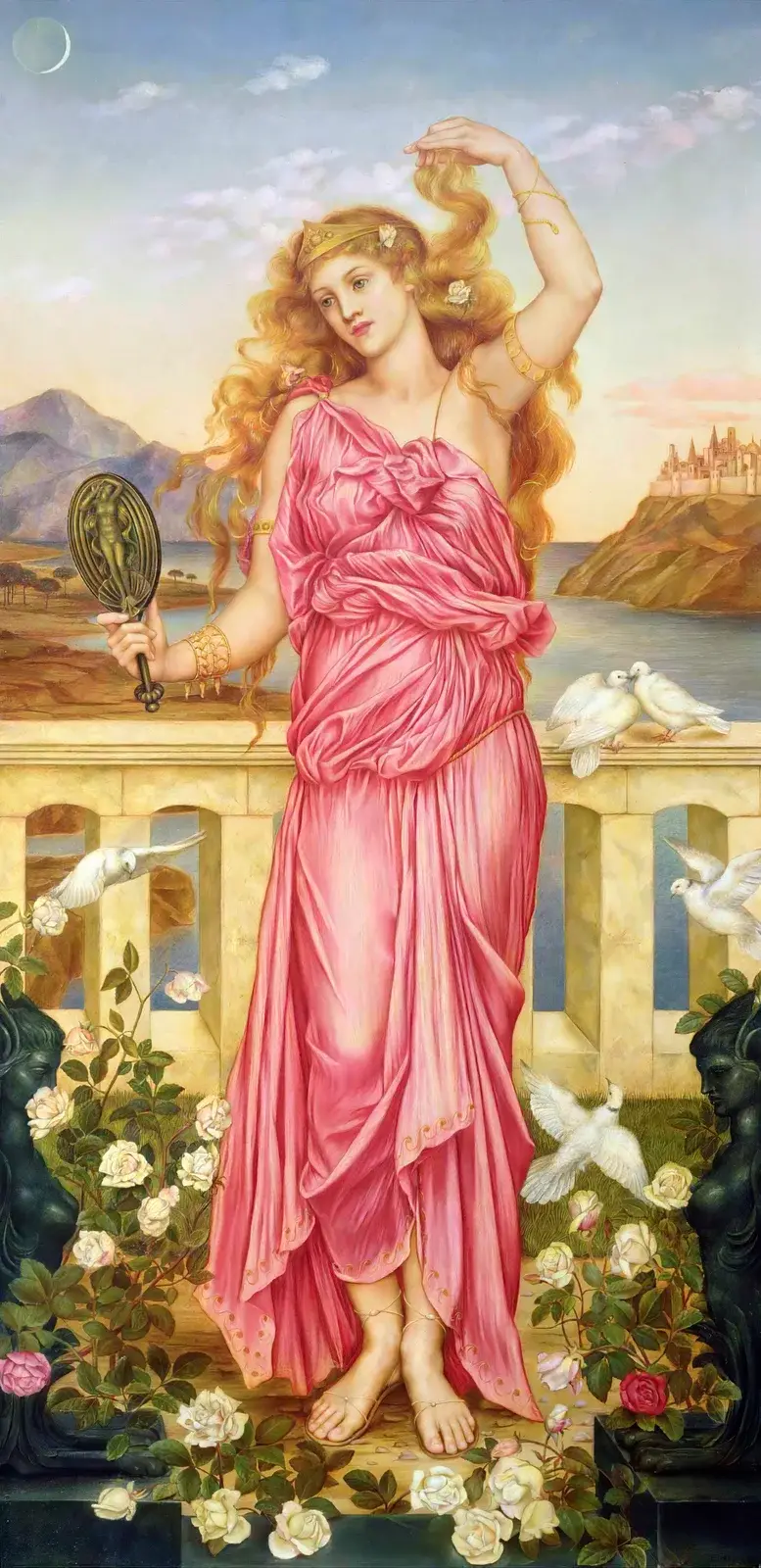 Helen Of Troy, 1898 – nr 2 av Evelyn De Morgan