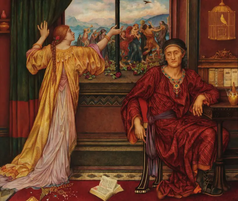 Pozlacená klec, Evelyn De Morgan