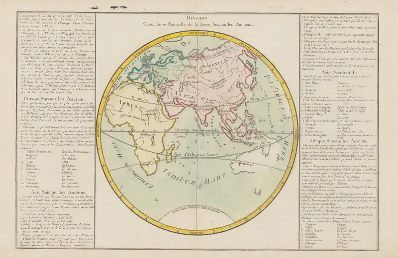 Division. Générale et Naturelle de la terre, Suivant les Anciens av Claude Buy de Mornas