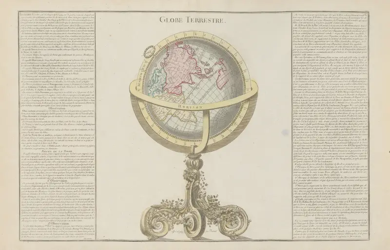 Globus Terrestris von Claude Buy de Mornas