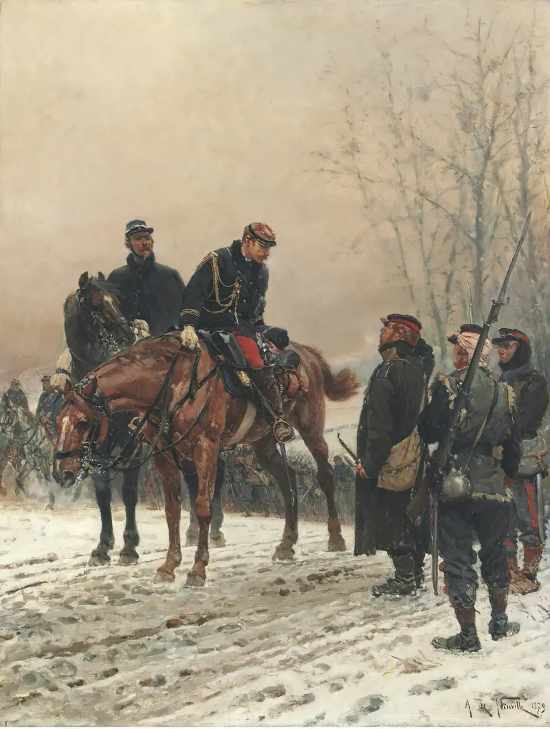 Der Gruß von Alphonse Marie de Neuville