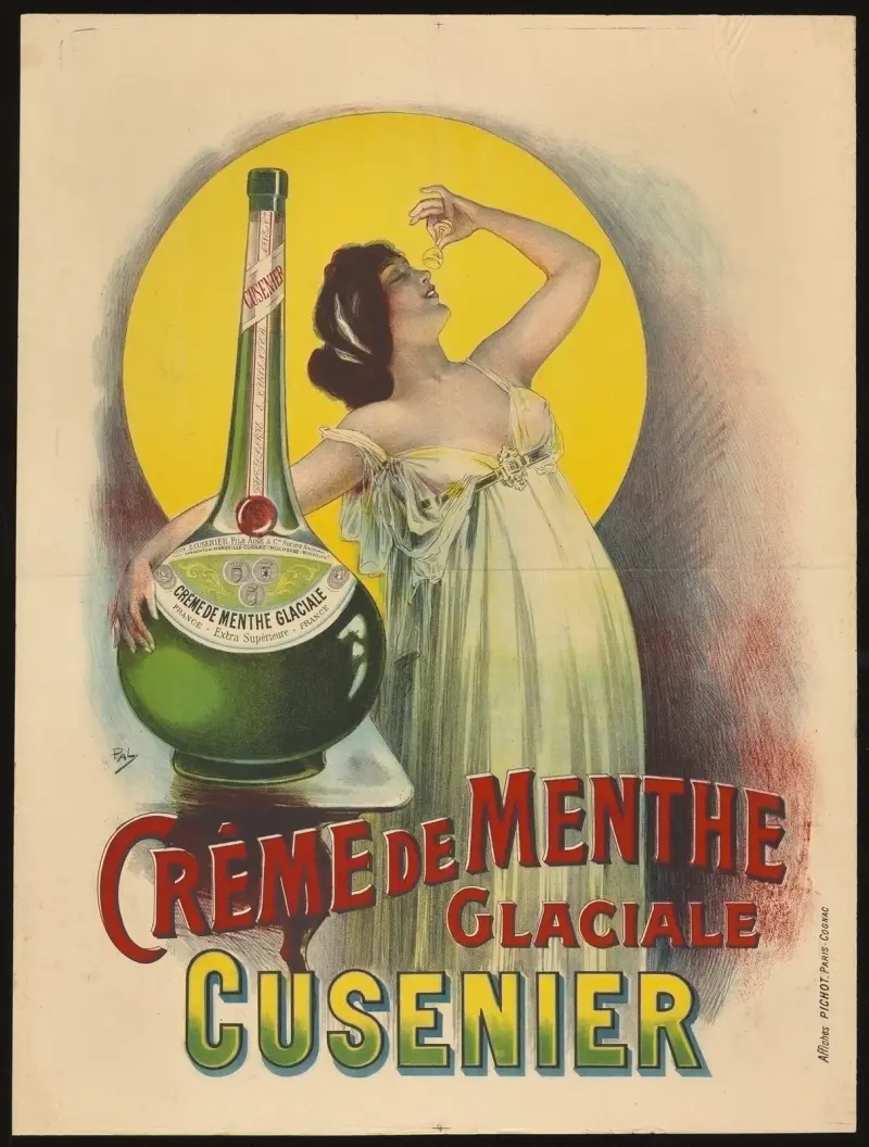 Crême de Menthe, Glaciale, Cusenier von Pal (Jean de Paleologue)