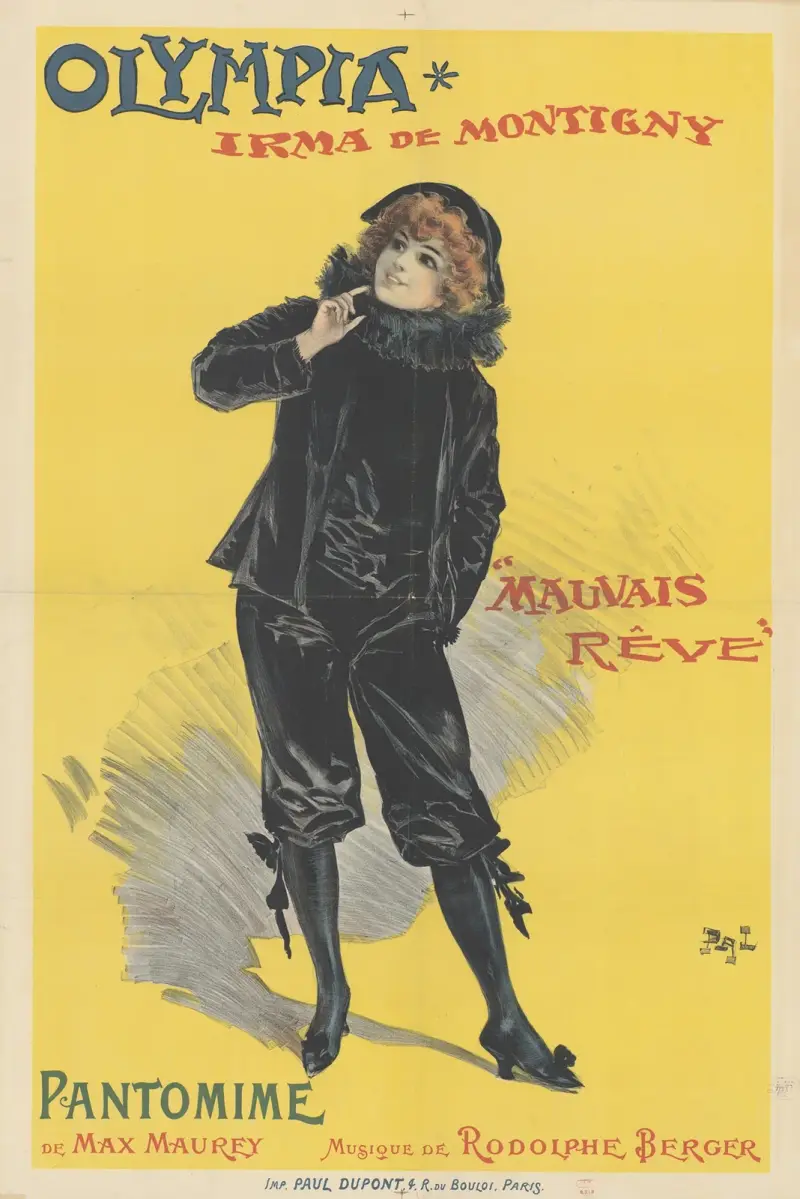 Olympia. Irma de Montigny. Mauvais rêve, pantomine av Pal (Jean de Paleologue)