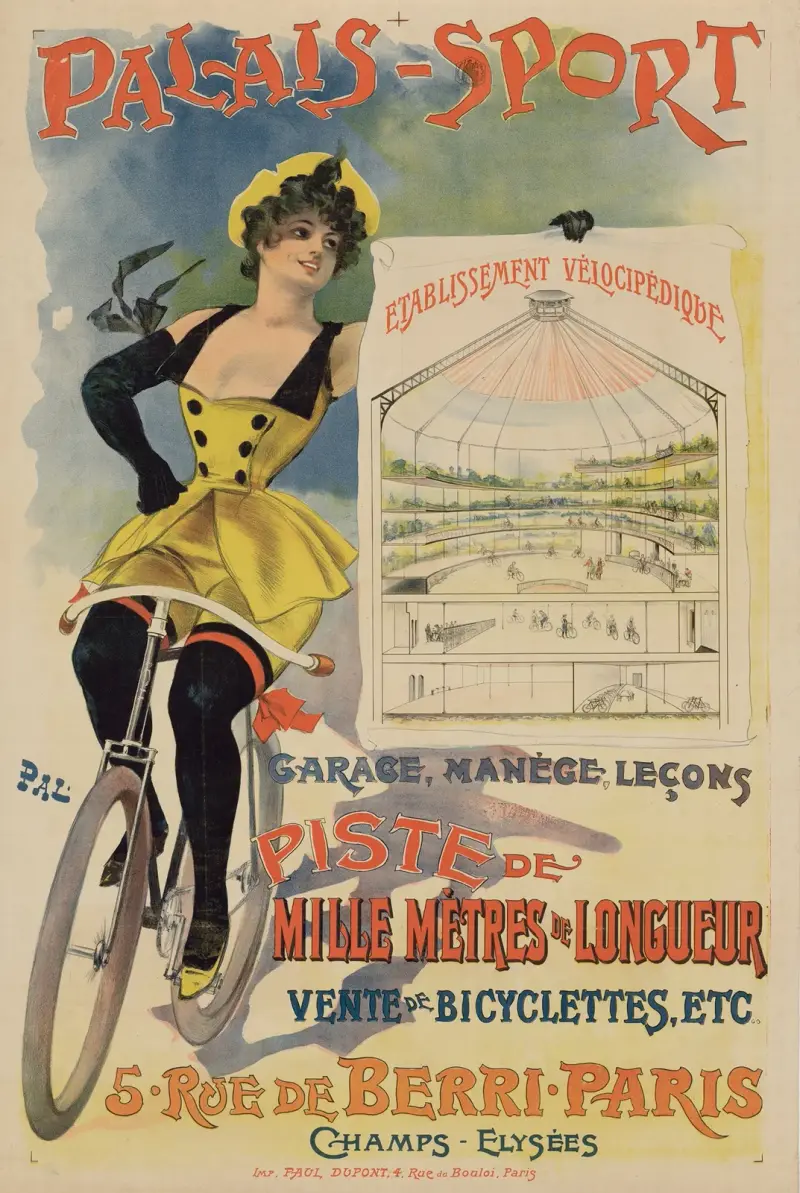 Palais-sport, piste de mille mètres de longueur av Pal (Jean de Paleologue)