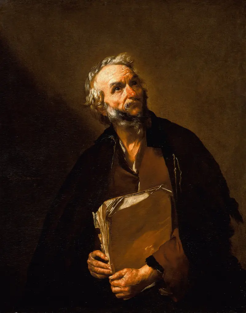 En filosof av Jusepe de Ribera