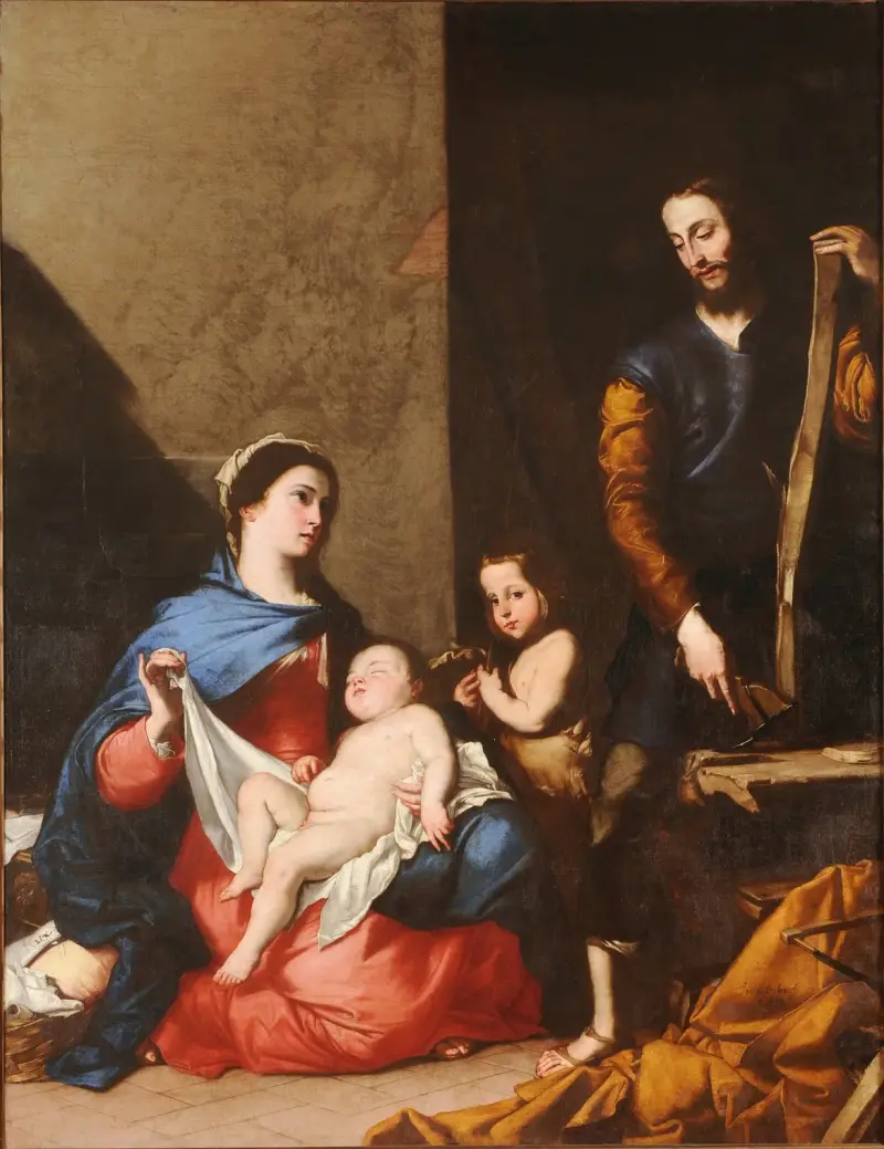 Den heliga familjen av Jusepe de Ribera