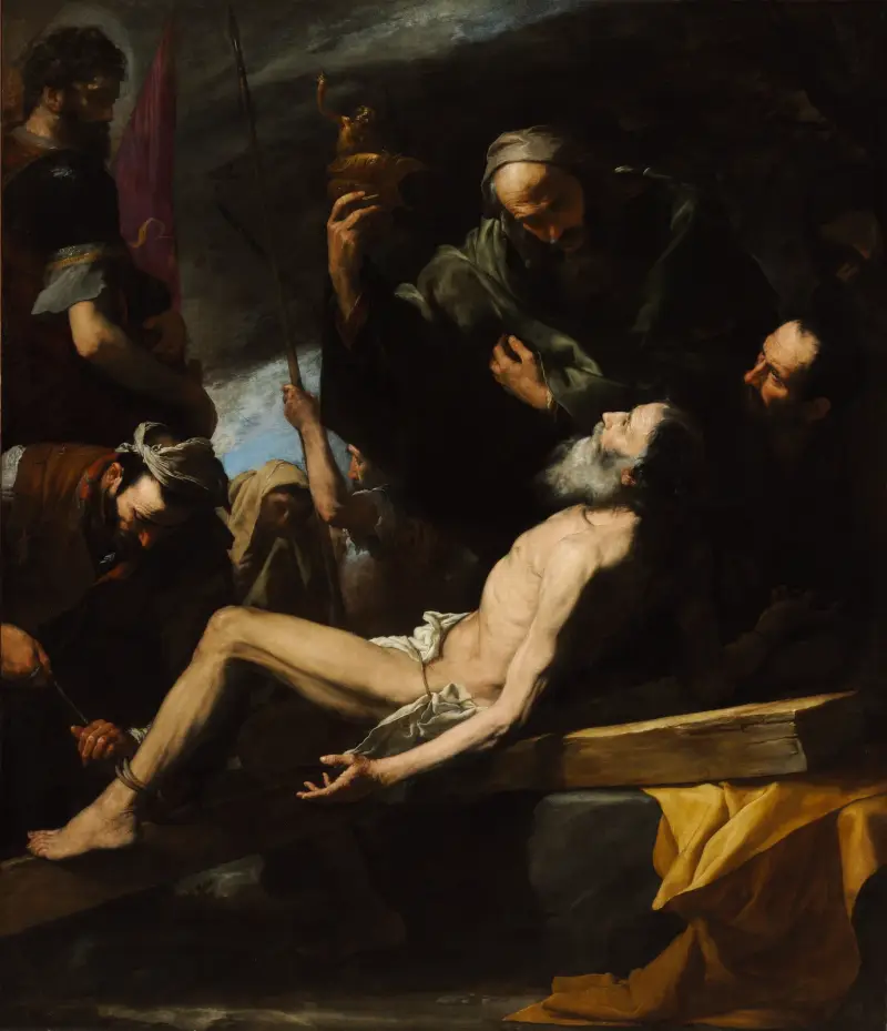 Martyrdom Of Saint Andrew av Jusepe de Ribera
