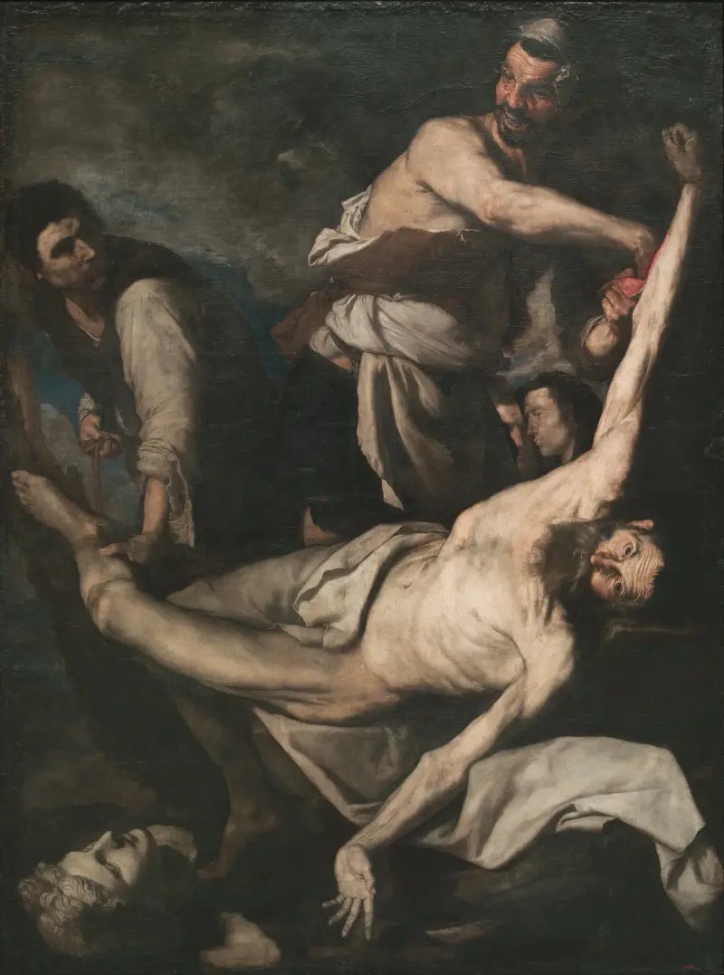 Martyrdom of Saint Bartholomew av Jusepe de Ribera