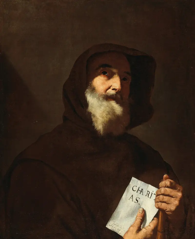 Saint Francis of Paola av Jusepe de Ribera
