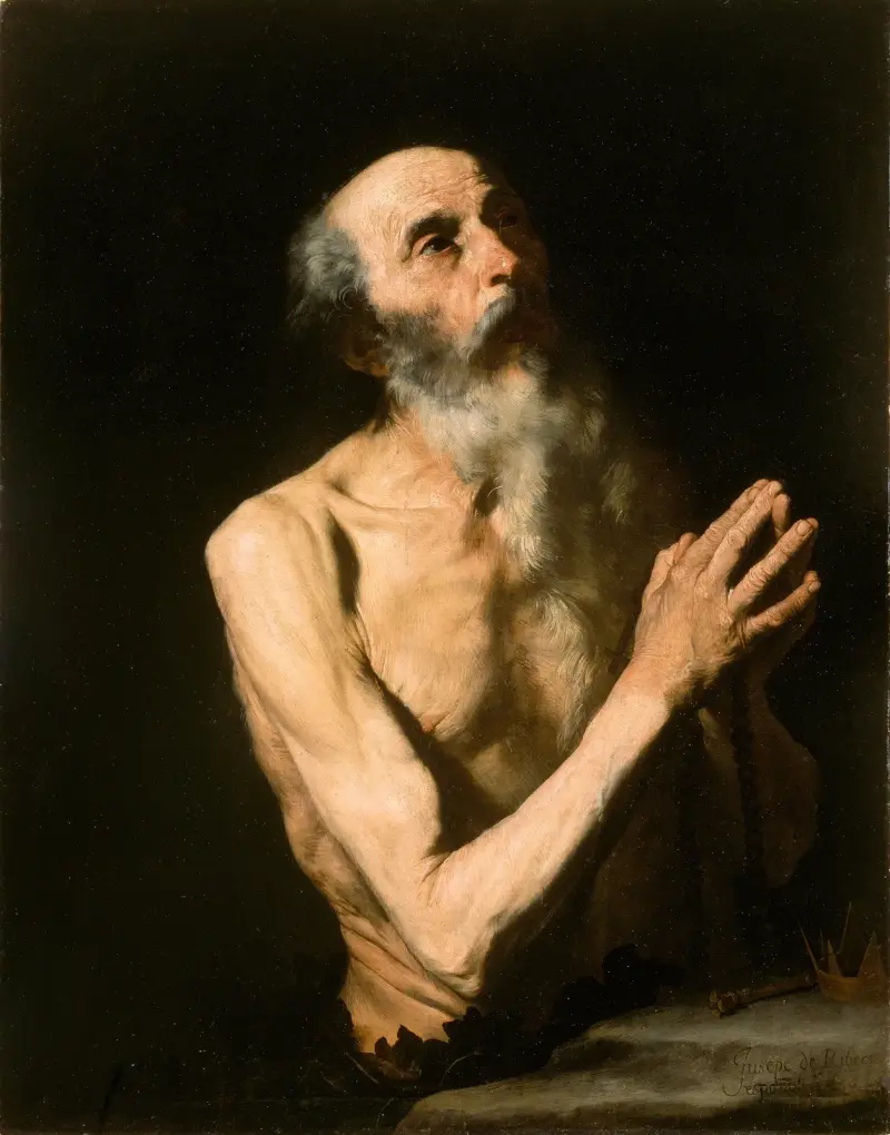 Sankt Onuphrius av Jusepe de Ribera