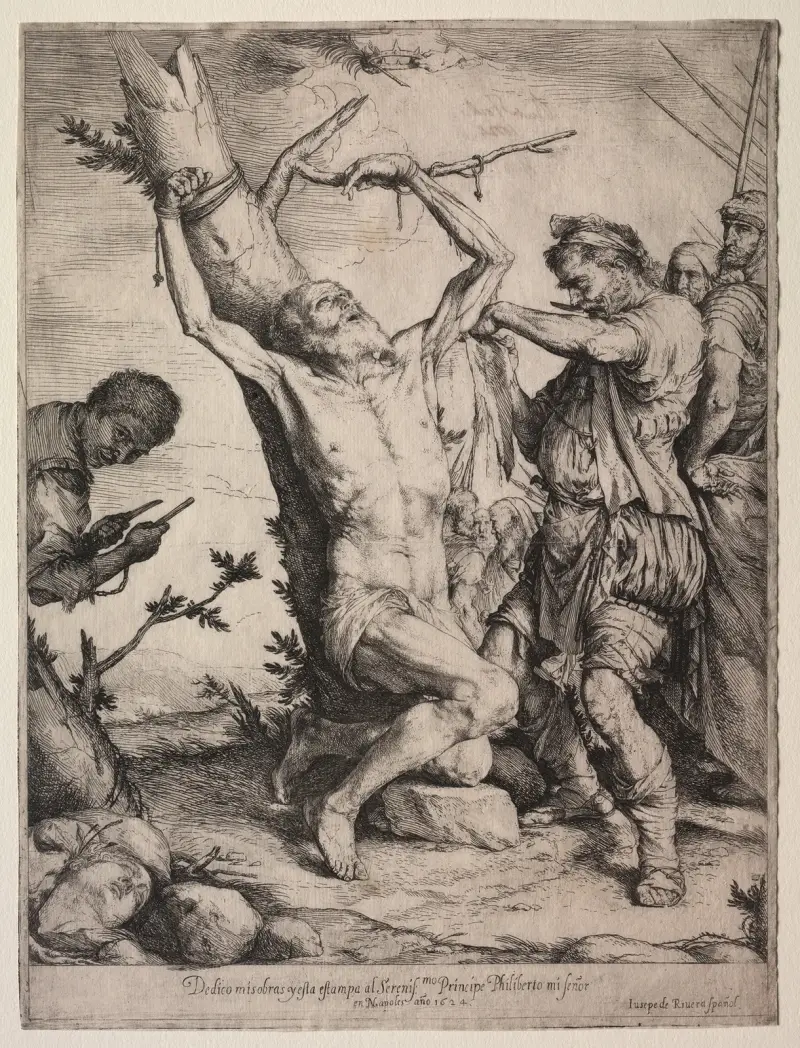 The Martyrdom of St. Bartholomew av Jusepe de Ribera