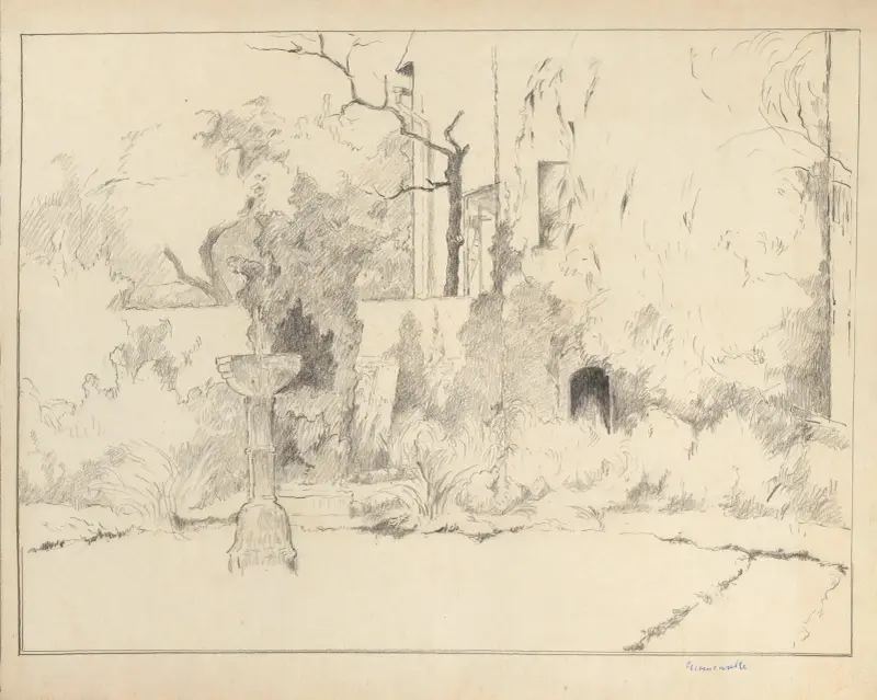 The Garden of Groene Walle av Rodolphe De Saegher