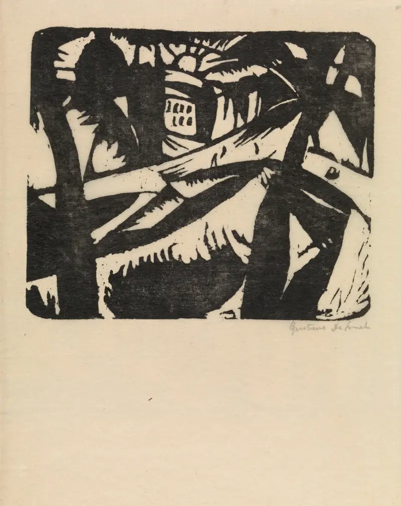 Utsikt över Amsterdam av Gustave De Smet