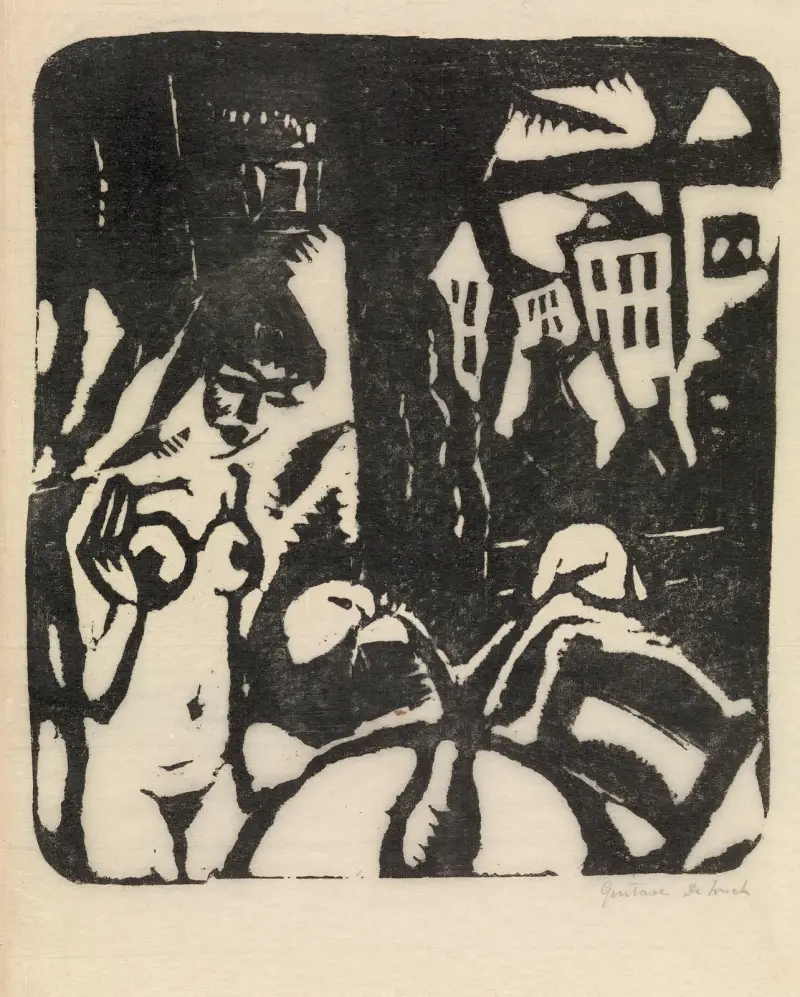 Interiér s aktem, Gustave De Smet