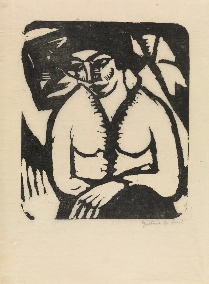 Siedząca kobieta, Gustave De Smet