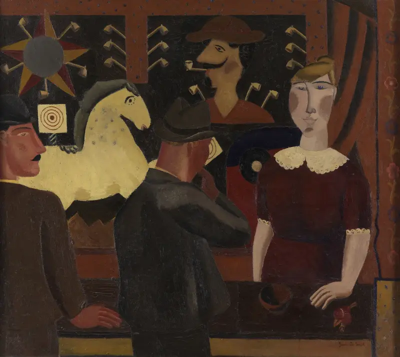 Die Schießbude von Gustave De Smet