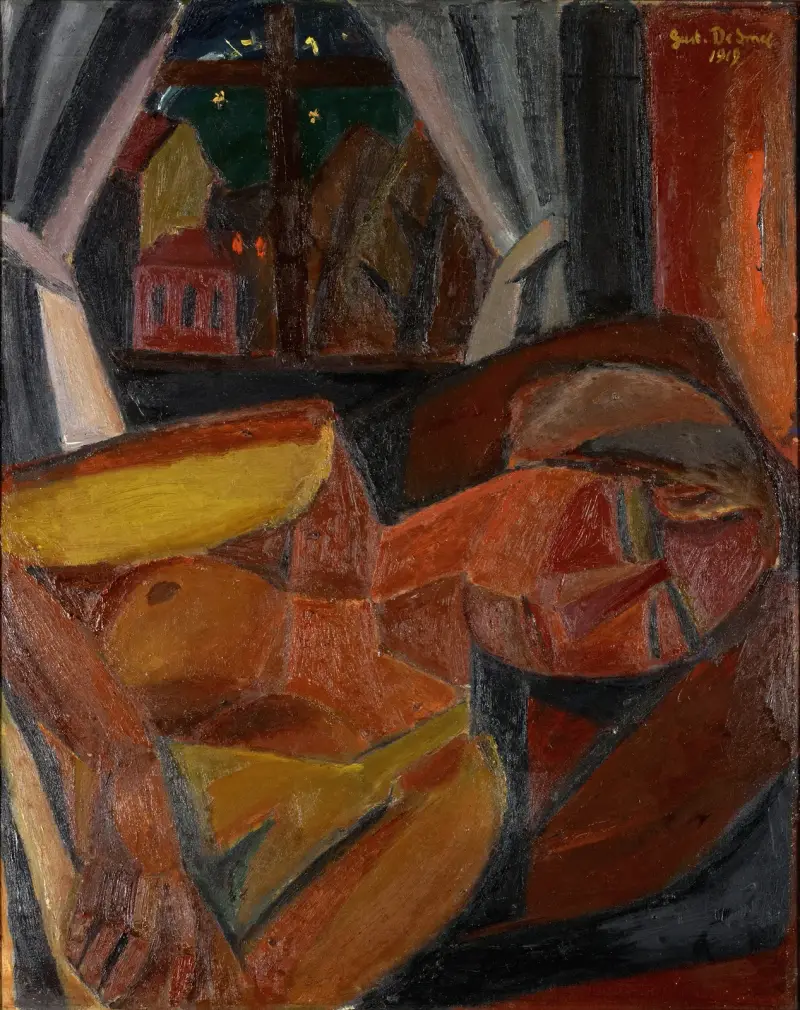 Sovande kvinna av Gustave De Smet