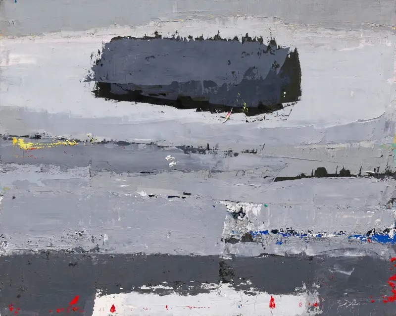 Landschaft mit Wolke von Nicolas De Staël