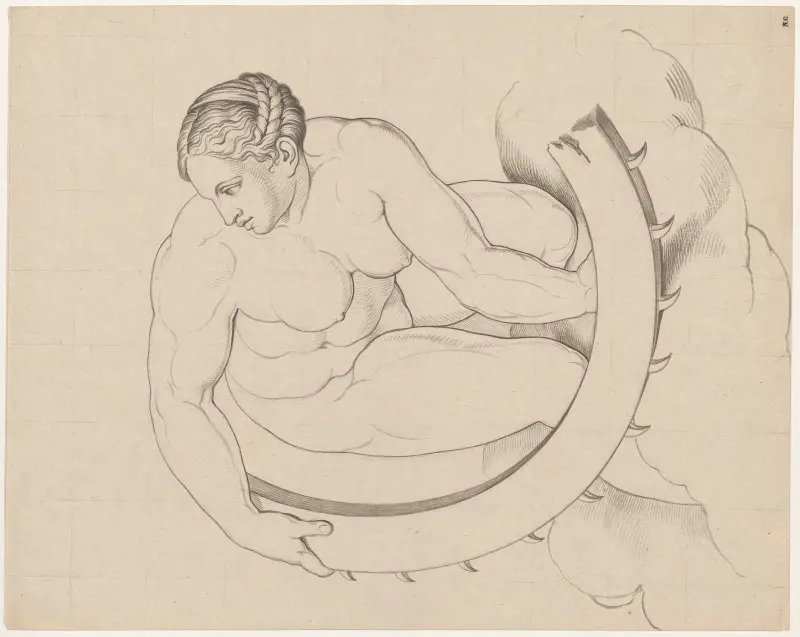 De H. Catharina, met wiel av David Humbert de Superville