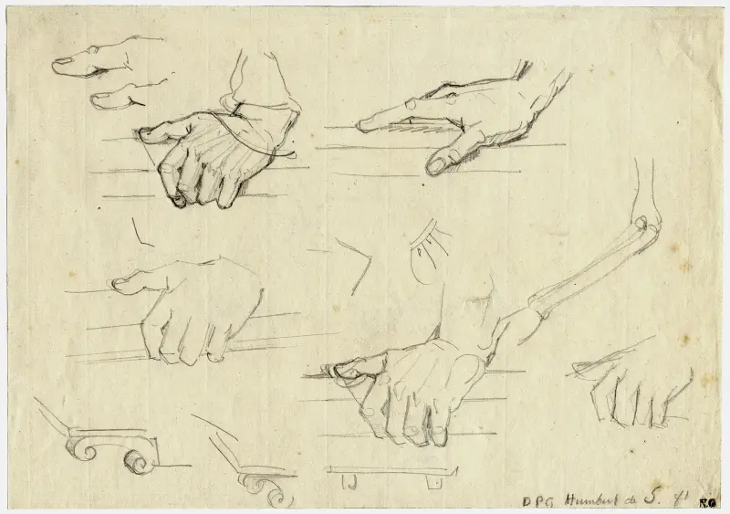 Div. handen e.a. details av David Humbert de Superville