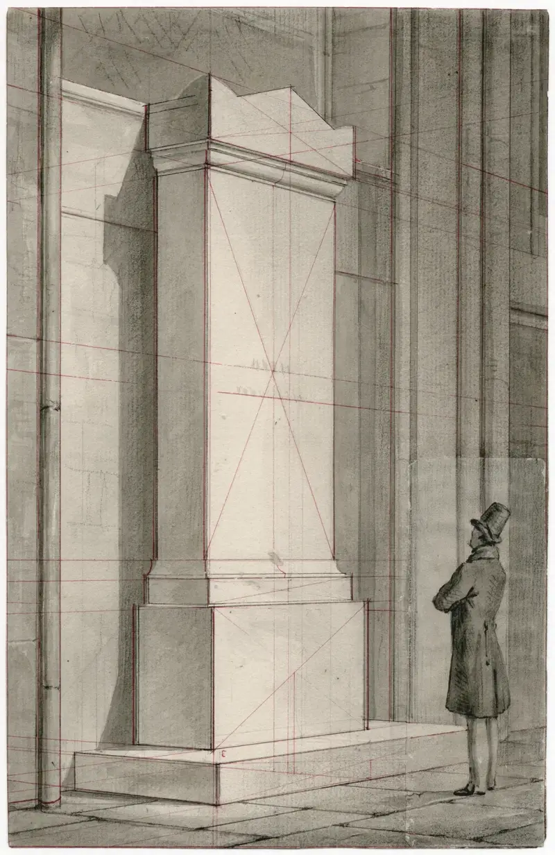 Grabmonument für J.M. Kemper in Leiden, Pieterskerk von David Humbert de Superville