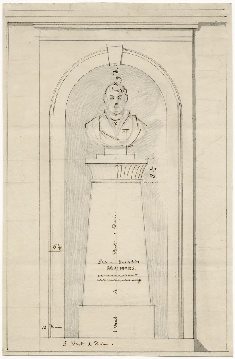 Gravmonument över S. av David Humbert de Superville