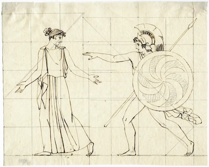Medea und Apsyrtos von David Humbert de Superville