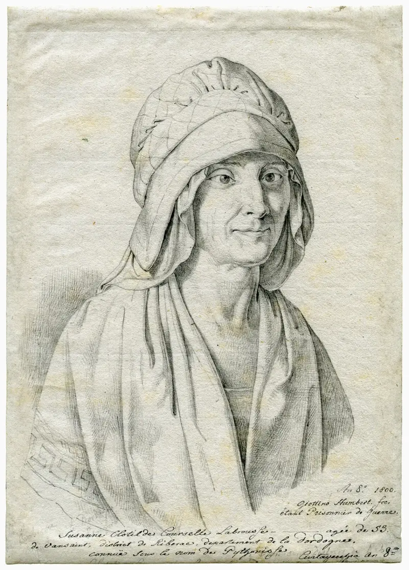 Susanne C. C. Labrousse: Brustbild im Dreiviertelprofil nach rechts von David Humbert de Superville