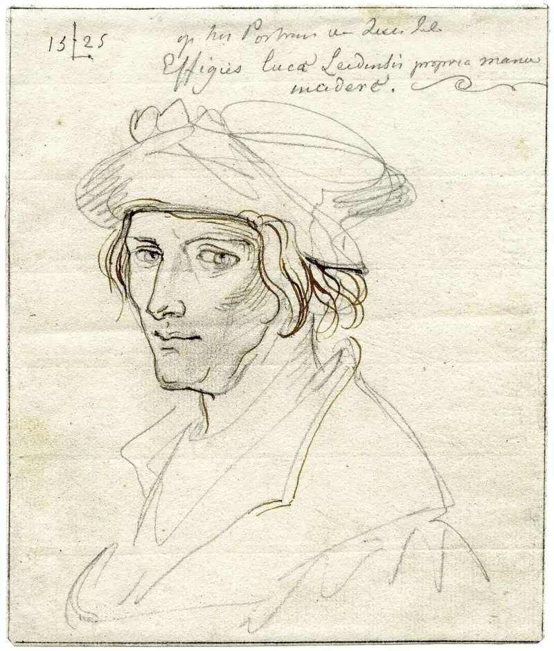 Zelfportret Lucas van Leyden av David Humbert de Superville