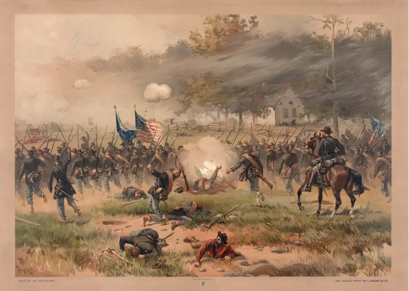 Battle of Antietam av Thure de Thulstrup