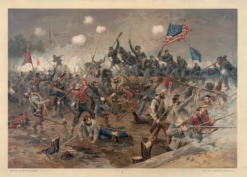 Battle of Spottsylvania av Thure de Thulstrup