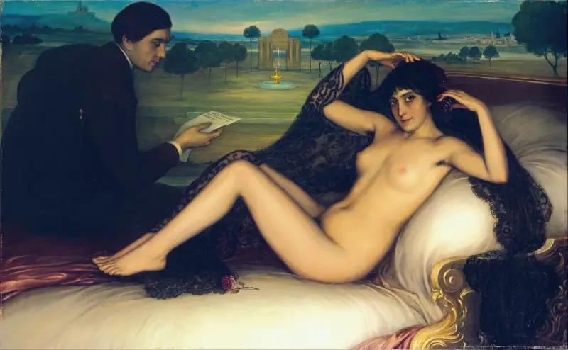 Venus of Poetry av Julio Romero De Torres