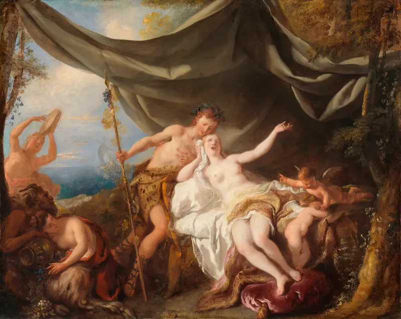 Bacchus och Ariadne av Jean-François de Troy