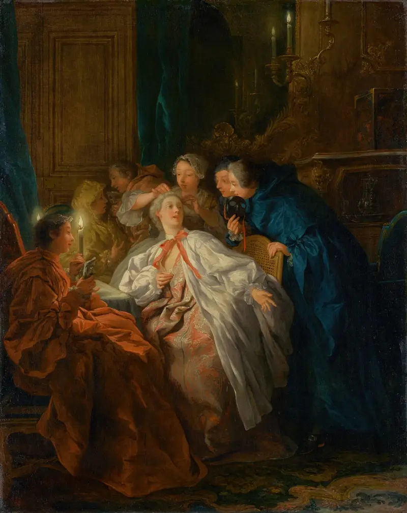 Vor dem Ball von Jean-François de Troy