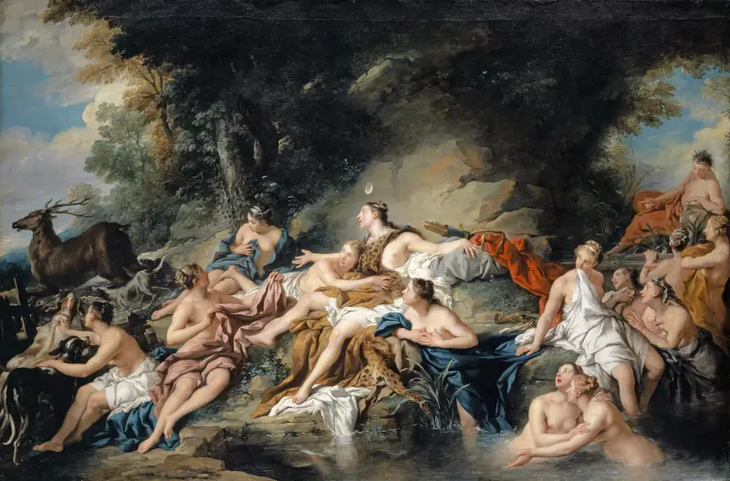 Diana a Aktaión, Jean-François de Troy
