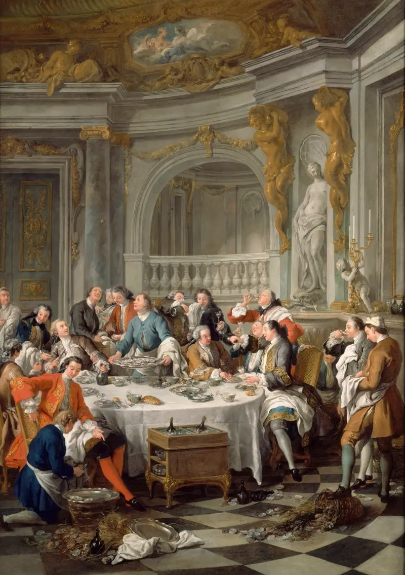 Ústřicová snídaně, Jean-François de Troy