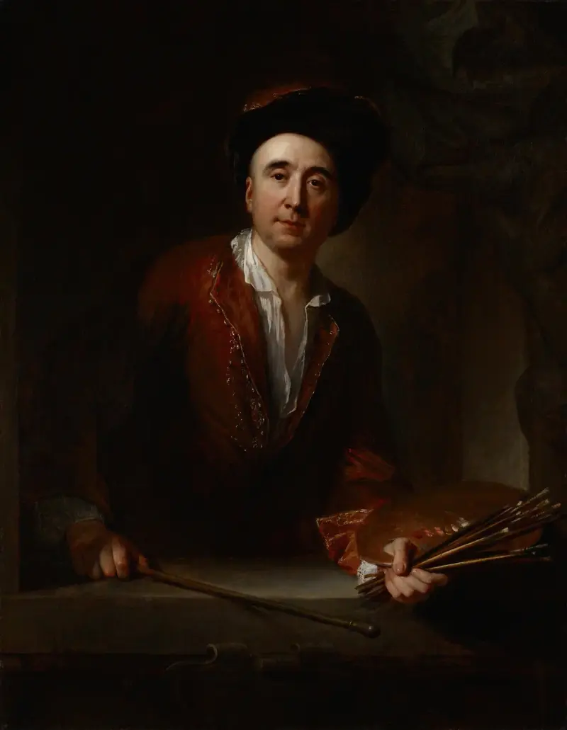Självporträtt av Jean-François de Troy
