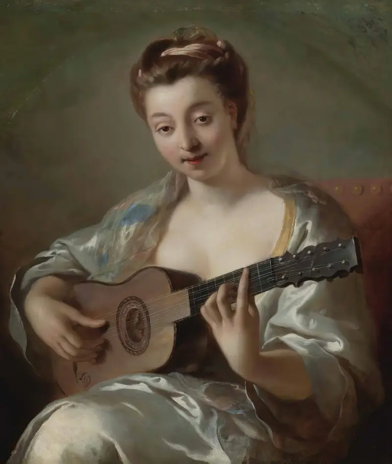 Der Gitarrenspieler von Jean-François de Troy