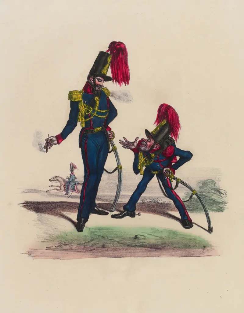 Ce n’est pas l’artillerie que l’on redoute, c’est le parti Mayeux que l’on craint av Charles-Joseph Traviès de Villers