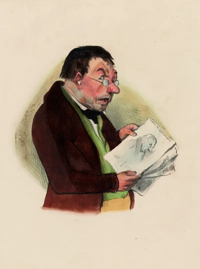 Cette tête ne m’est pas inconnue av Charles-Joseph Traviès de Villers