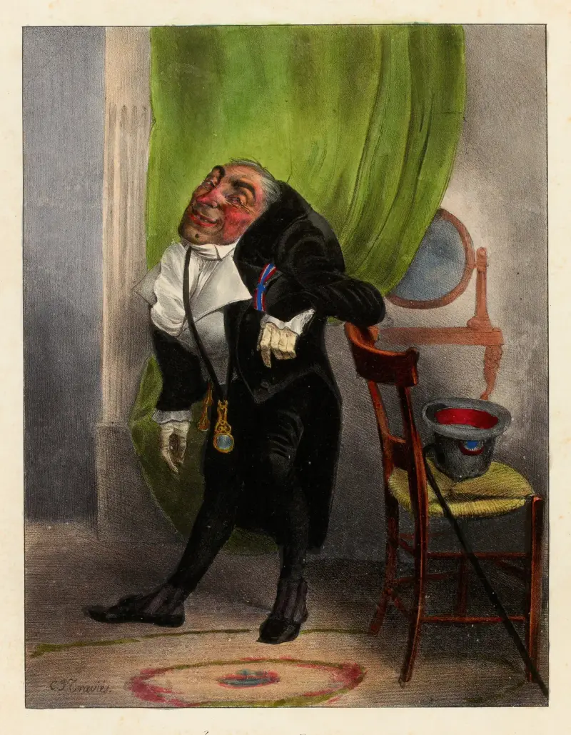 Charles, Louis, Philippe Mayeux av Charles-Joseph Traviès de Villers