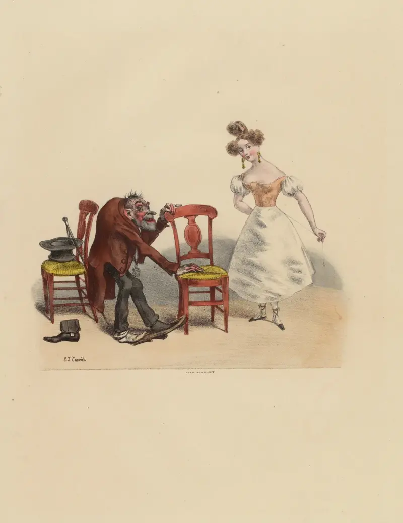 Dépèche-toi Nom de D Dépèche-toi. Nous allons voir le tremblement, Charles-Joseph Traviès de Villers