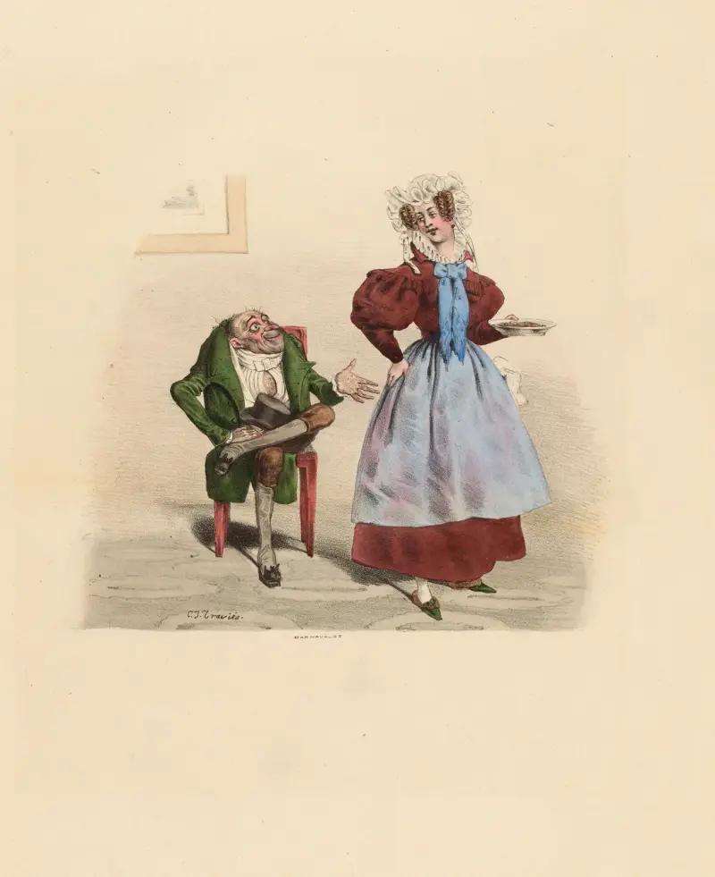 Dur comme un roc. Femme charmante. Dur comme un roc av Charles-Joseph Traviès de Villers