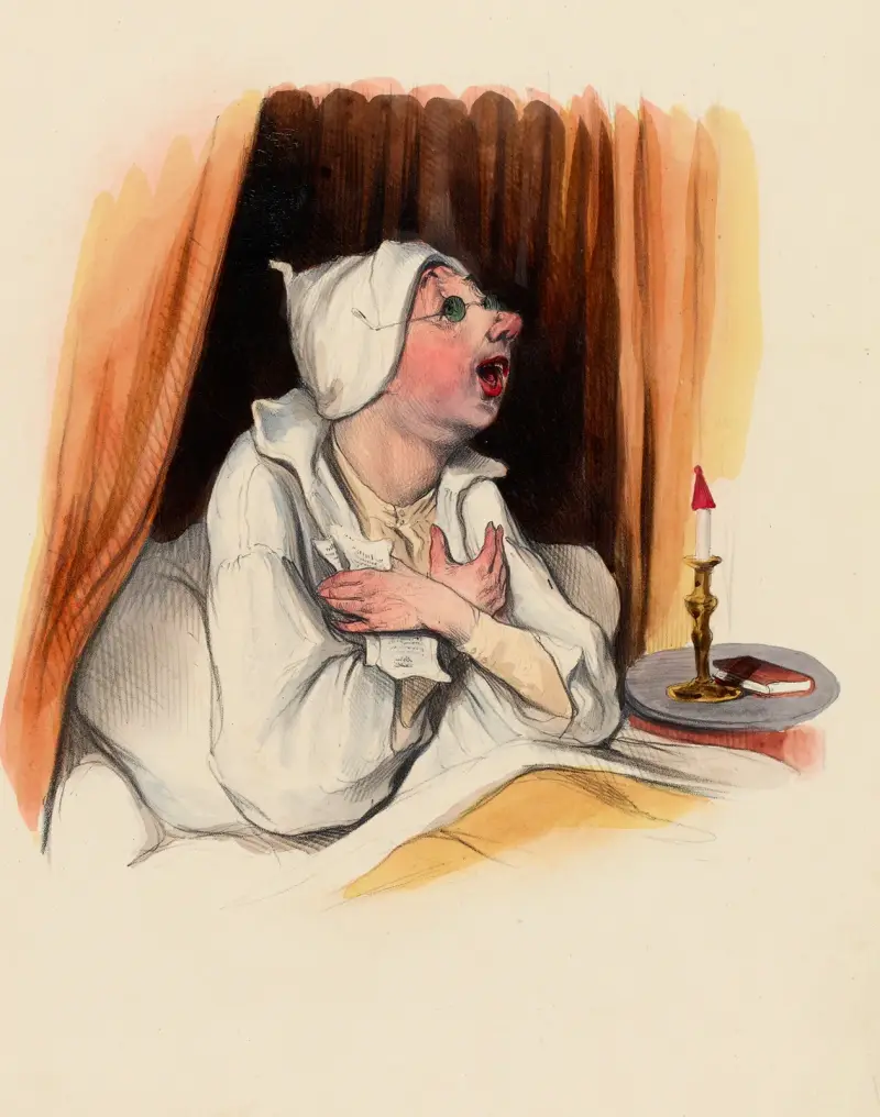 Elle m’aime toujours She loves me always, 1836 – nr 2 av Charles-Joseph Traviès de Villers