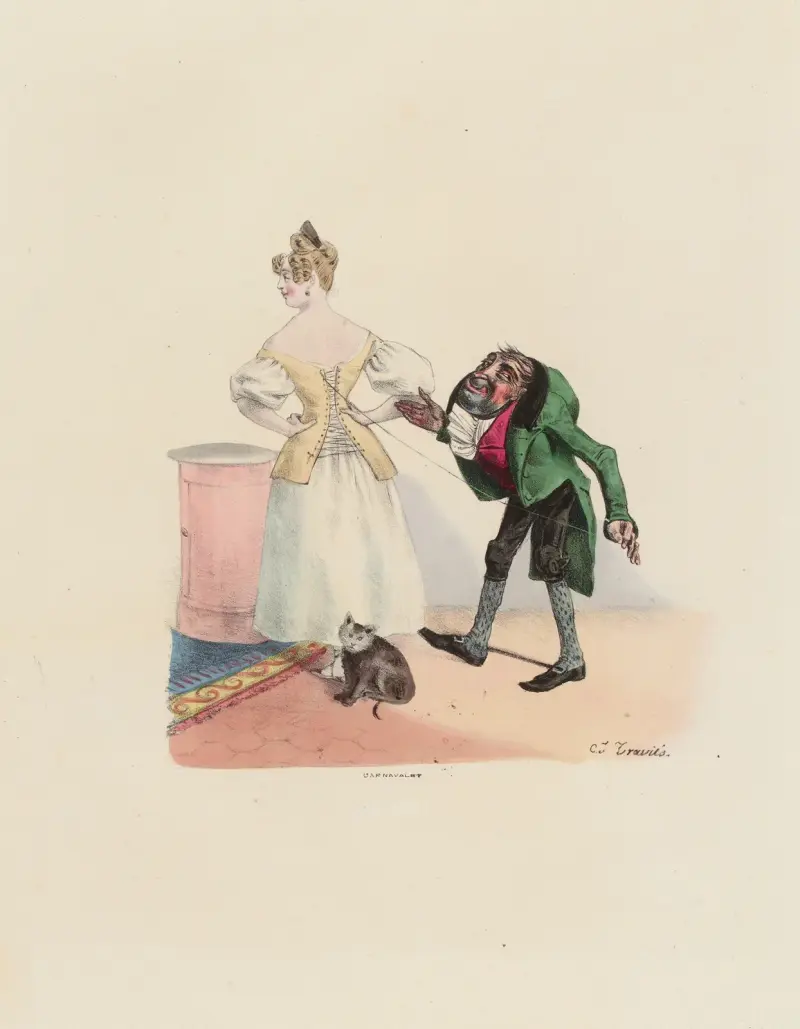 Elle n’est pas piquée des vers nom de D av Charles-Joseph Traviès de Villers