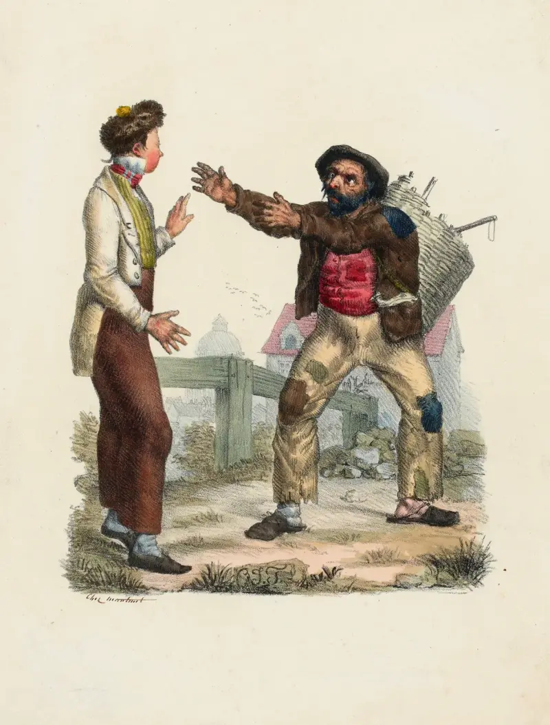 Handlarnas galleri av Charles-Joseph Traviès de Villers