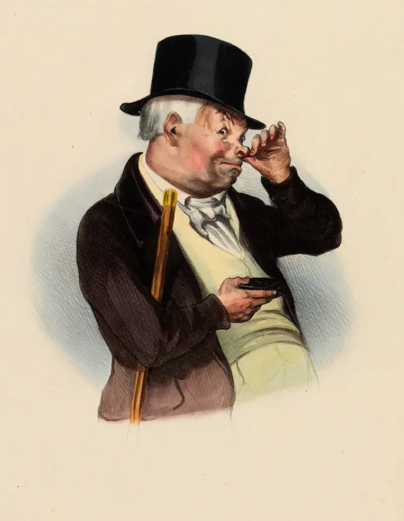 Ett gott pris. En god pris snus av Charles-Joseph Traviès de Villers